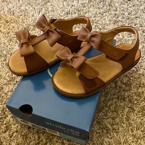 Stride Rite Emarose tan Sandal size 10M toddler
